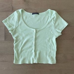 Brandy Melville (Green Zelly Top)